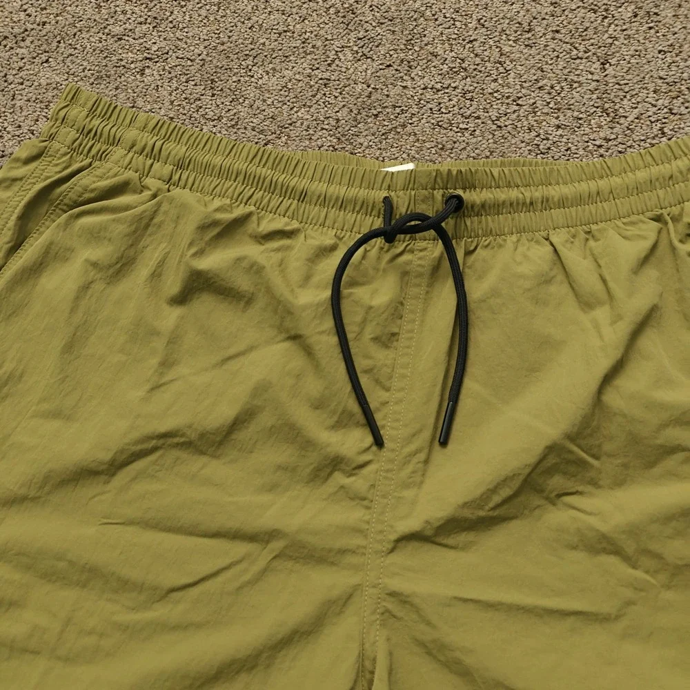 Everlane ReNew‎ Swim Short Mens XL Olive Green Recycled Nylon 7 Inch Inseam